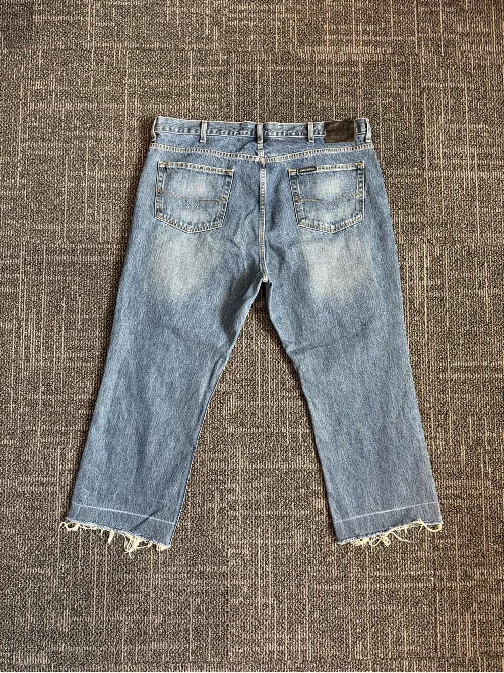Harley Davidson Vintage Biker Jeans Mens 44x30 Motorcycle Denim Y2K USA 90s